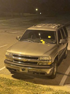 Cheer Cars Vandalized in North Parking Lot