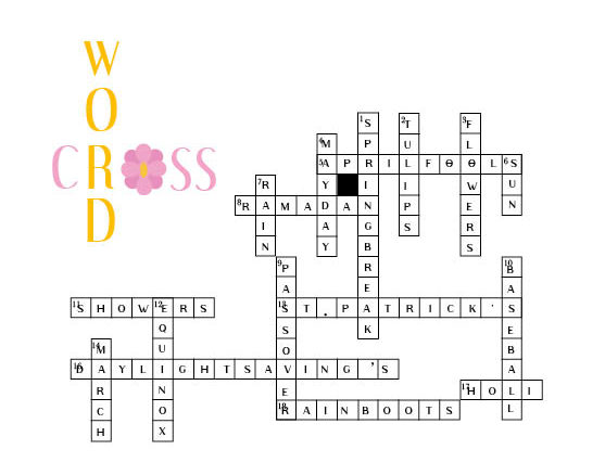 April Crossword Answers