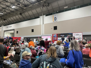 Scene from April 2 at the DeafNation Expo.