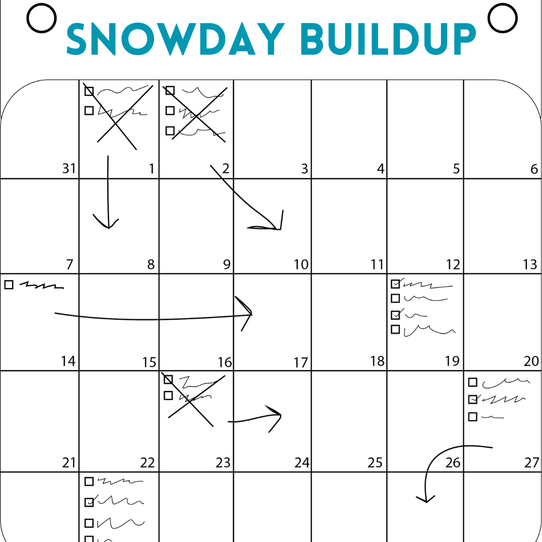 Snowday Buildup